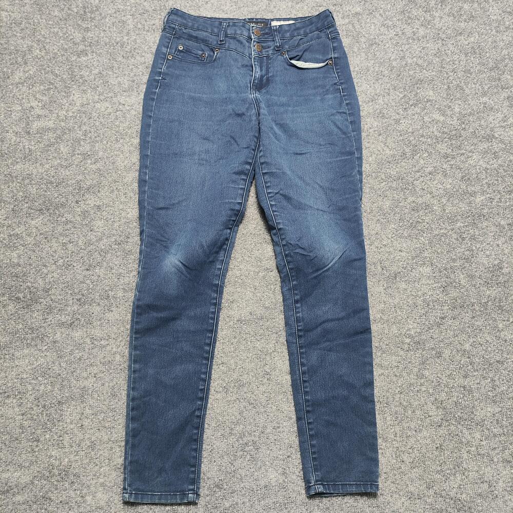 Aeropostale High Waisted Jegging Jeans Womens 4 Medium Wash Blue Stretch Denim